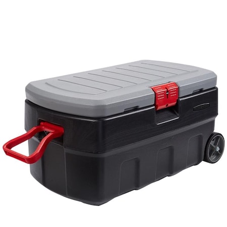 United Solutions Mobile Storage Trunk W/ Lid, 35 gal, 19-1/2 in L x 17-73/100 in W x 36-19/100 in H, Black RMAP350005